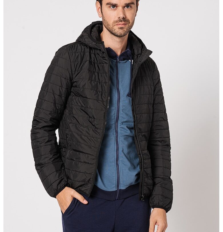 Олекотено подплатено яке Chromia - Черен Diadora