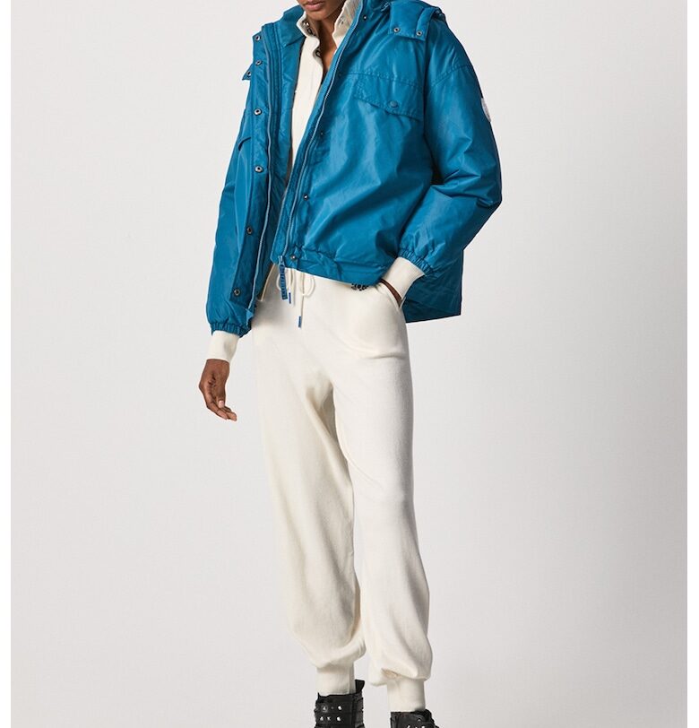 Олекотено яке с джобове с капаче - Петролно синьо Pepe Jeans London