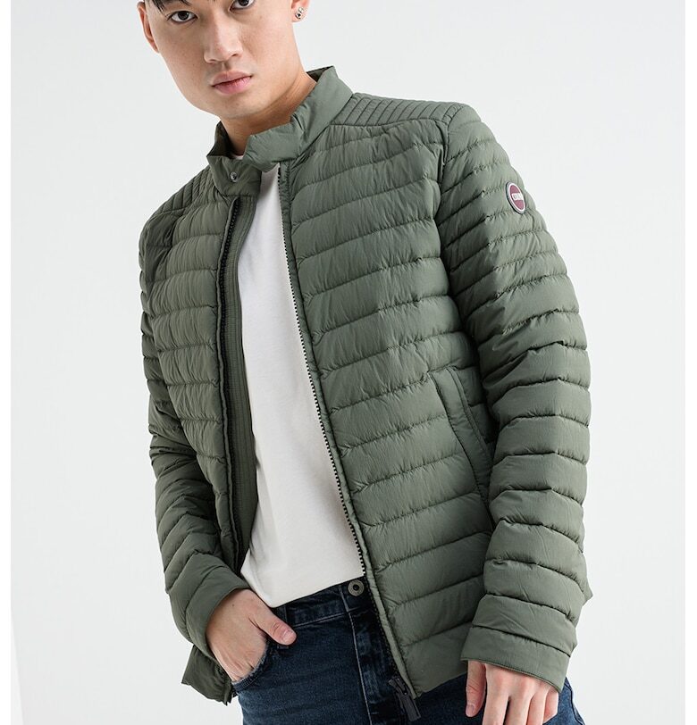 Олекотено яке с пухена вата - Зелен Colmar