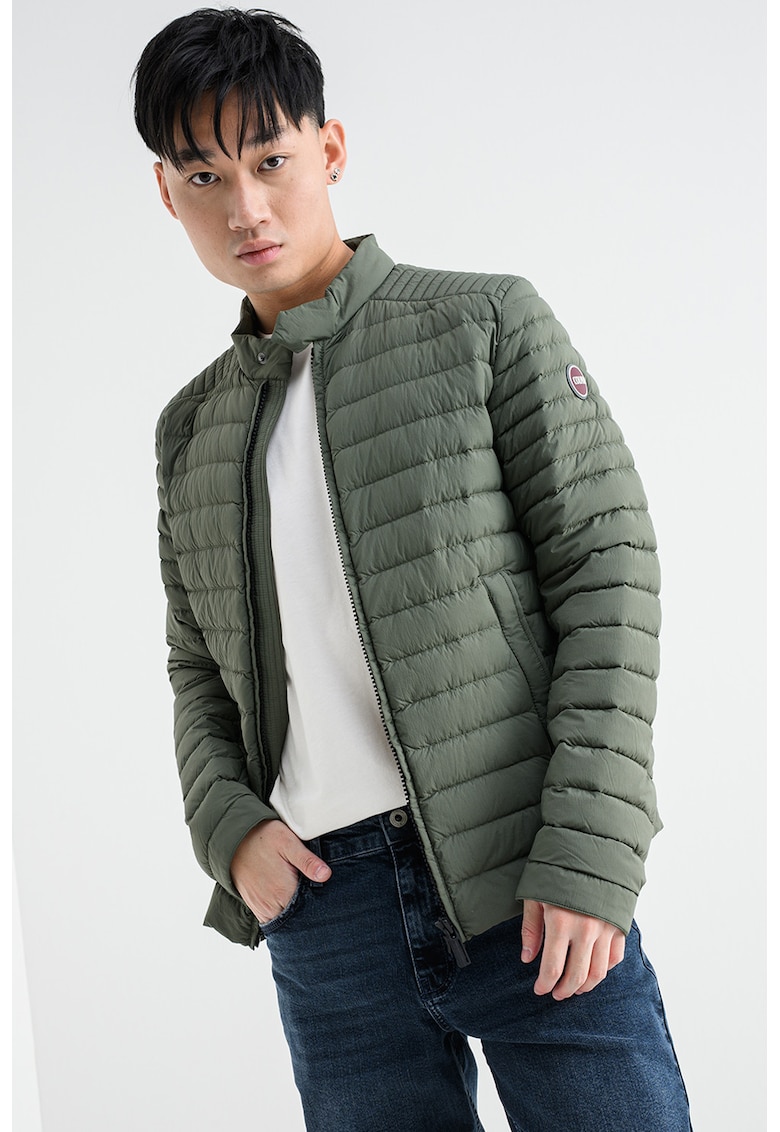 Олекотено яке с пухена вата - Зелен Colmar