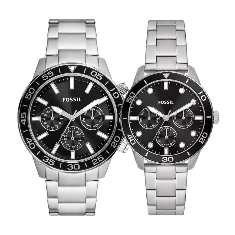 Оригинален Дамски Комплект часовници за двойки Fossil His and Hers BQ2753SET