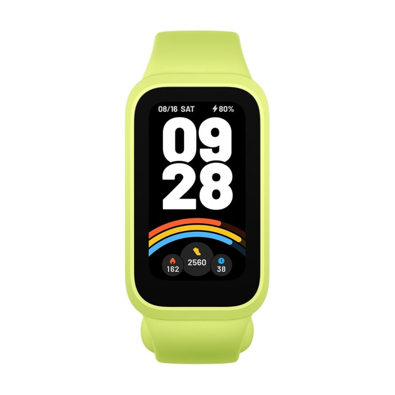Оригинален Дамски Смарт гривна Xiaomi Smart Band 9 Active Green BHR08L1GL