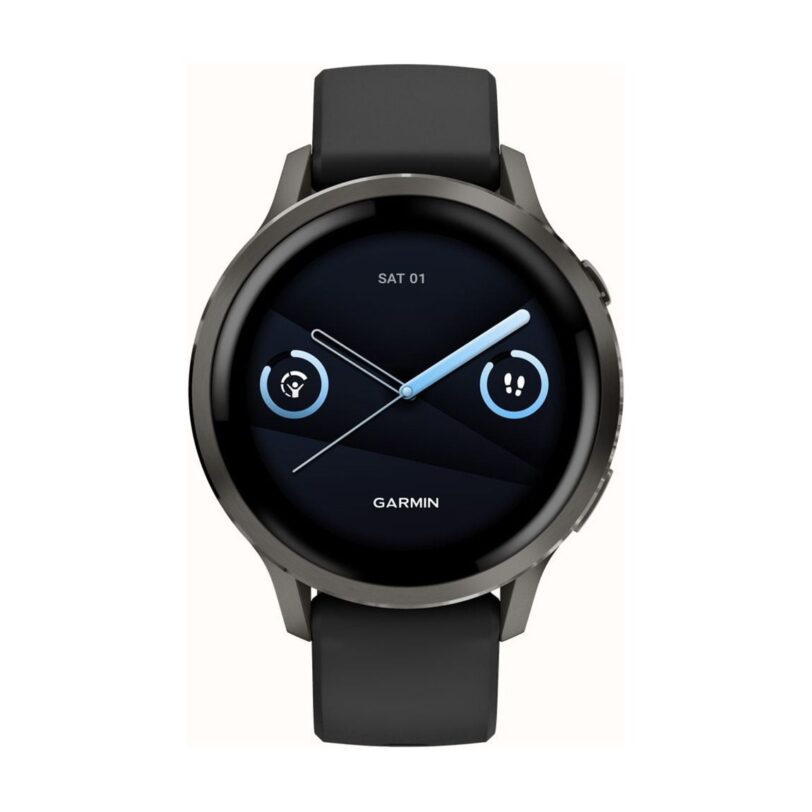 Оригинален Дамски Смарт часовник Garmin Venu 4 Amoled 41 мм Gorilla 3 Slate/Black 010-03013-02