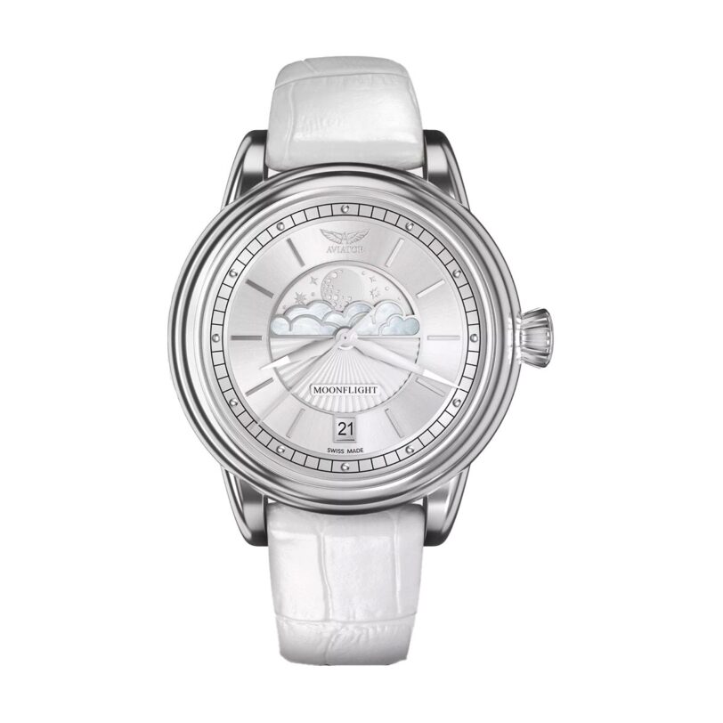 Оригинален Дамски Часовник Aviator Douglas MoonFlight V.1.33.0.250.4