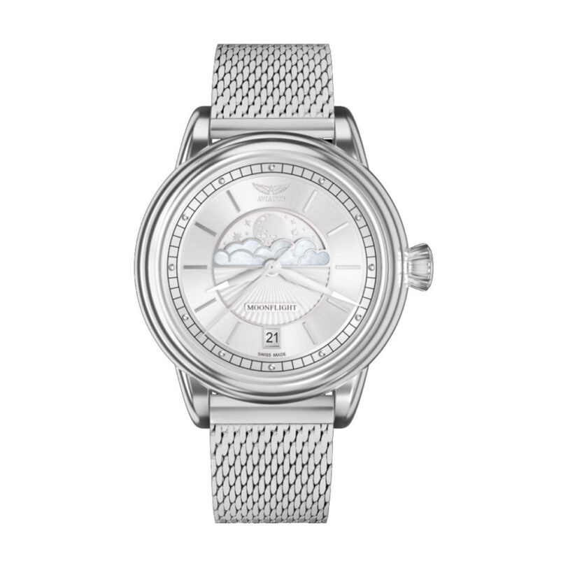 Оригинален Дамски Часовник Aviator Douglas MoonFlight V.1.33.0.250.5