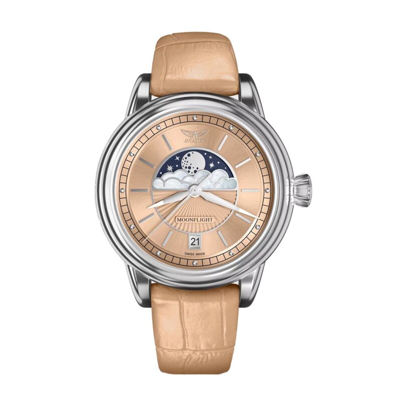 Оригинален Дамски Часовник Aviator Douglas MoonFlight V.1.33.0.259.4