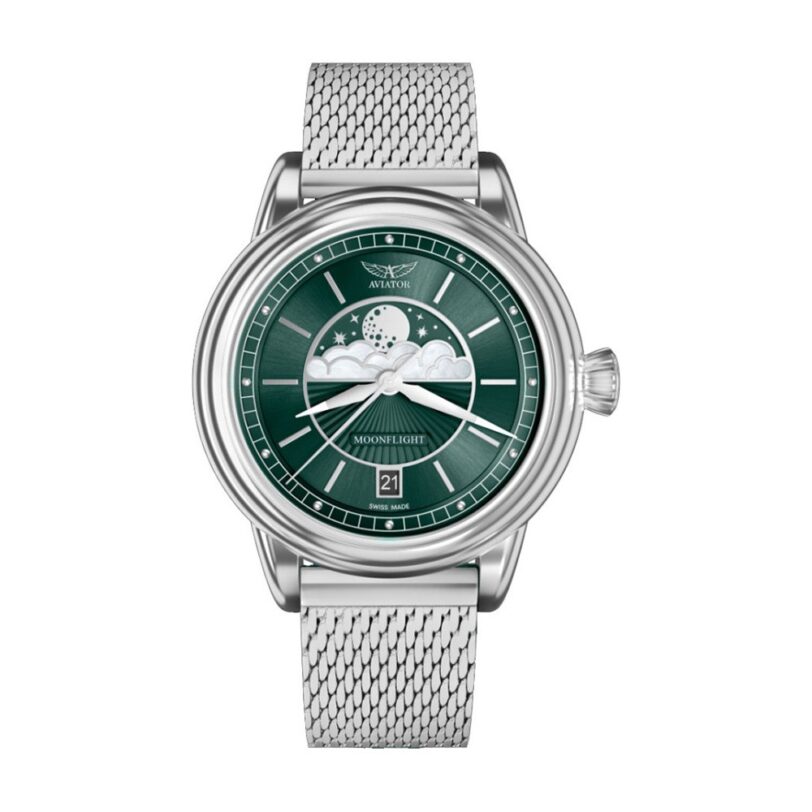 Оригинален Дамски Часовник Aviator Douglas MoonFlight V.1.33.0.262.5