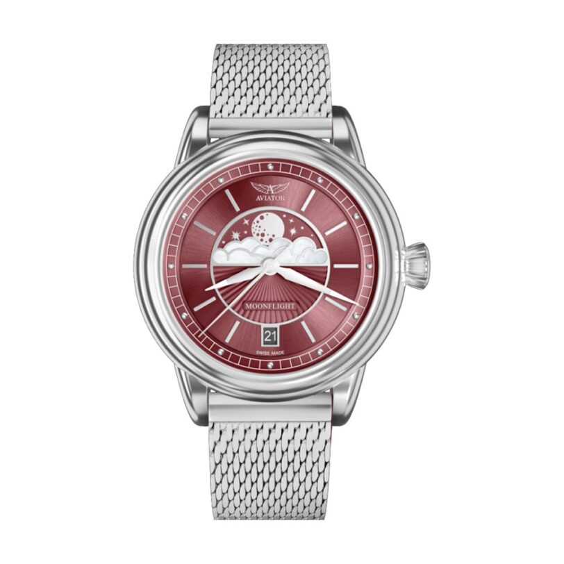 Оригинален Дамски Часовник Aviator Douglas MoonFlight V.1.33.0.264.5