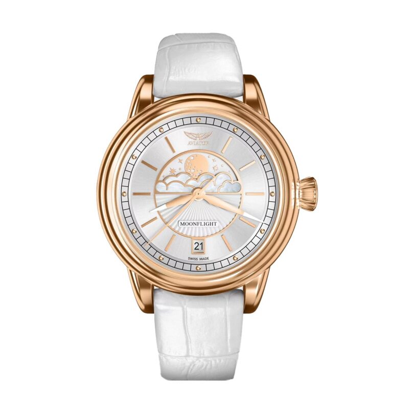 Оригинален Дамски Часовник Aviator Douglas MoonFlight V.1.33.2.251.4