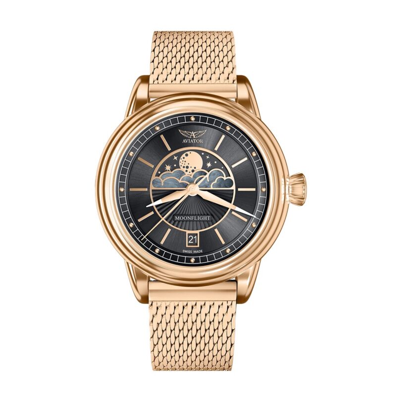 Оригинален Дамски Часовник Aviator Douglas MoonFlight V.1.33.2.253.5