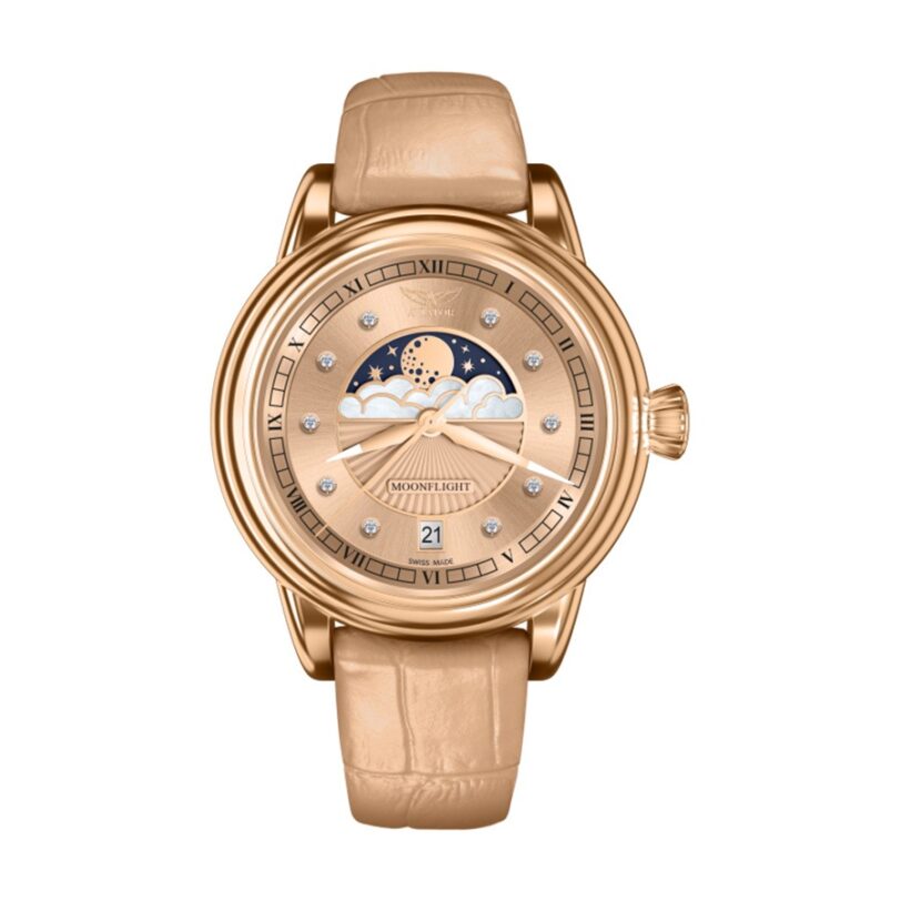 Оригинален Дамски Часовник Aviator Douglas MoonFlight V.1.33.2.383.4