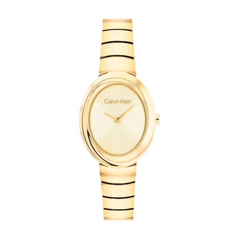 Оригинален Дамски Часовник Calvin Klein Twisted Bezel 25100147