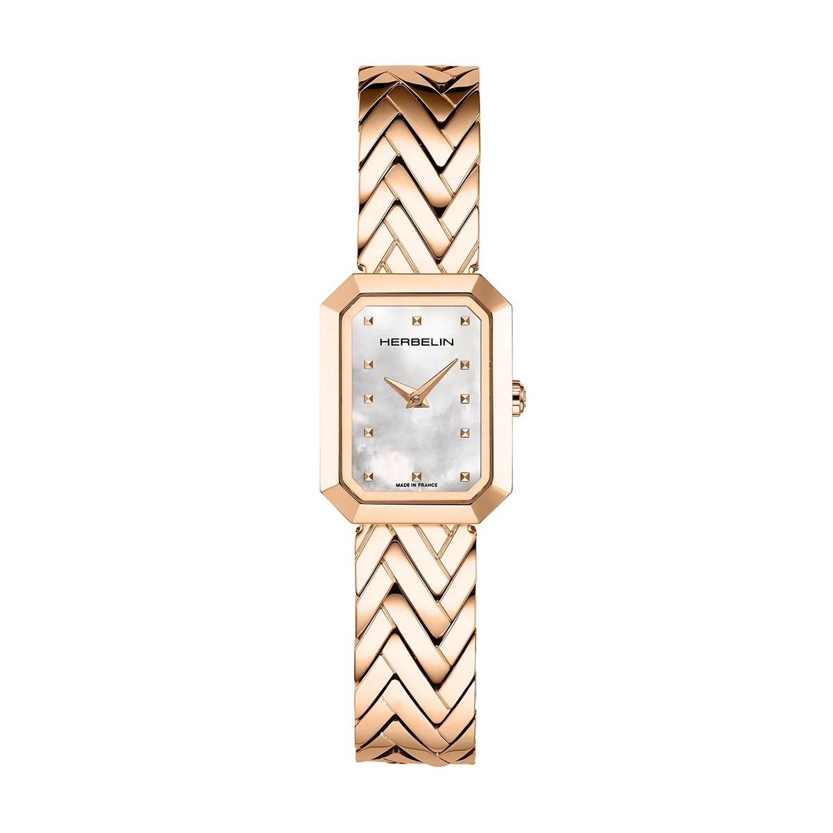 Оригинален Дамски Часовник Herbelin Octagone 17446BPR19