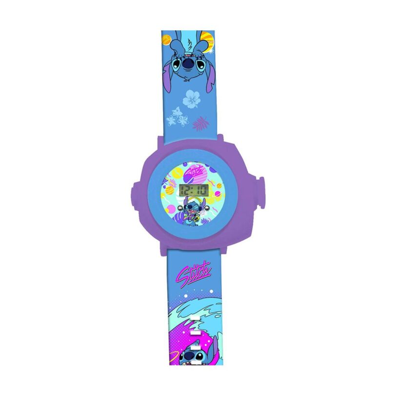 Оригинален Часовник-проектор Disney Lilo and Stitch LU3380743100791