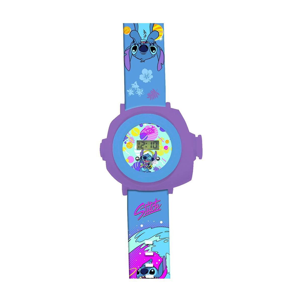 Оригинален Часовник-проектор Disney Lilo and Stitch LU3380743100791