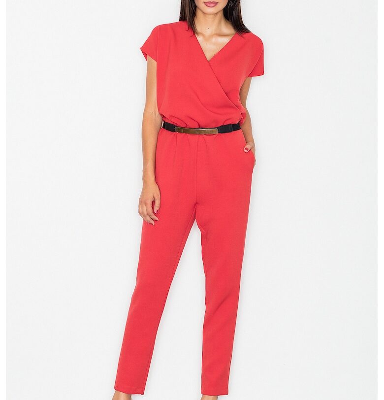 Официален гащеризон -  червен - полиестер Figl