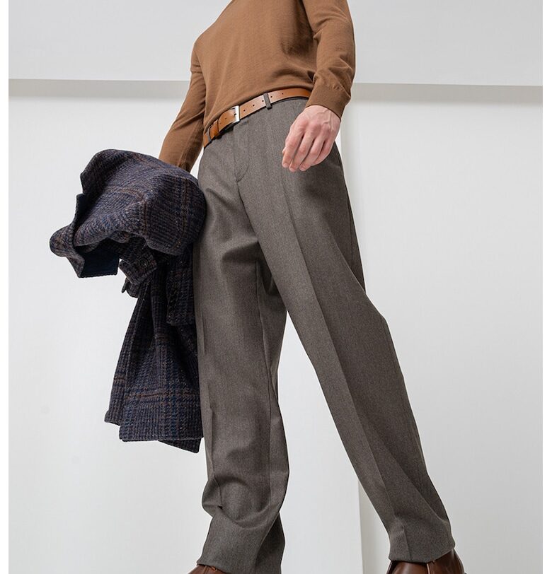 Официален панталон с вълна - Тъмнокафяв Pal Zileri