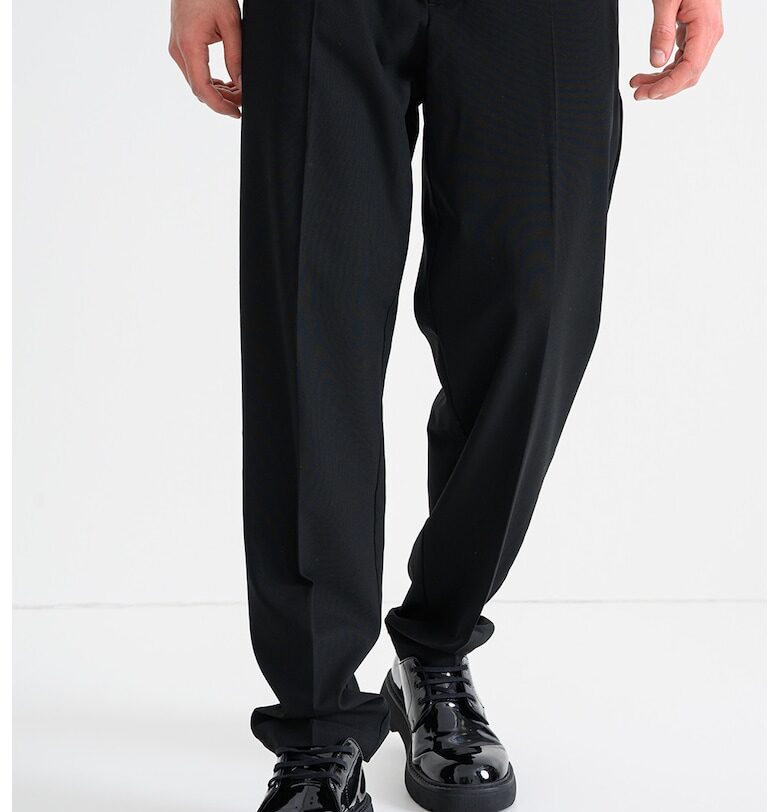 Официален панталон с миди талия - Черен ARMANI EXCHANGE