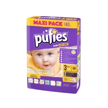 ПЕЛЕНИ ПУФИС АРТ N3 МЕДИУМ X 68 БР. цена