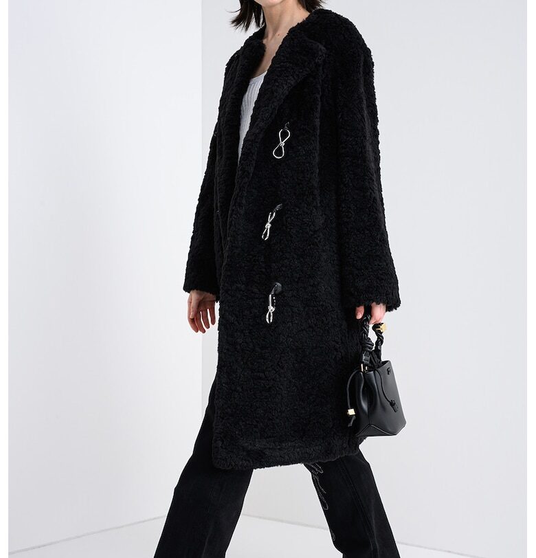 Палто Melija от еко пух - Черен HUGO