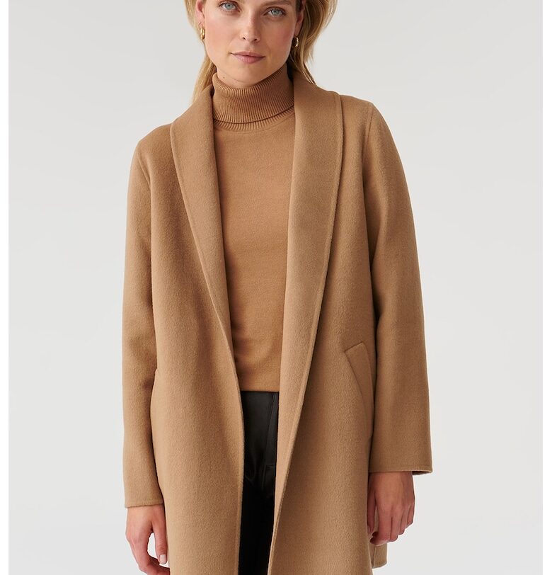 Палто с вълна - Камел Tatuum