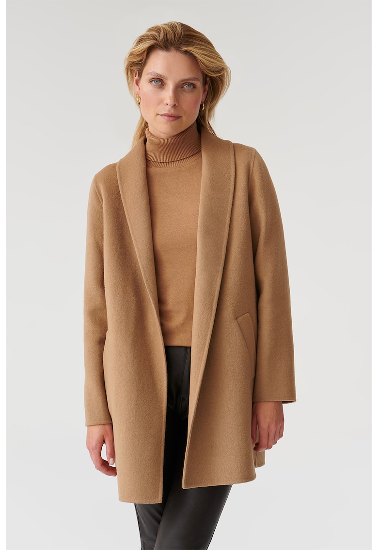 Палто с вълна - Камел Tatuum