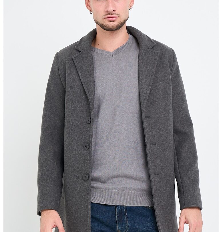 Палто с двойни ревери Timeout