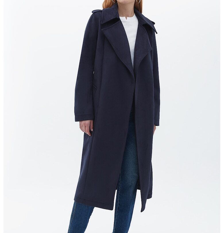 Палто с раздвоени ревери - Ултрамарин синьо OXXO