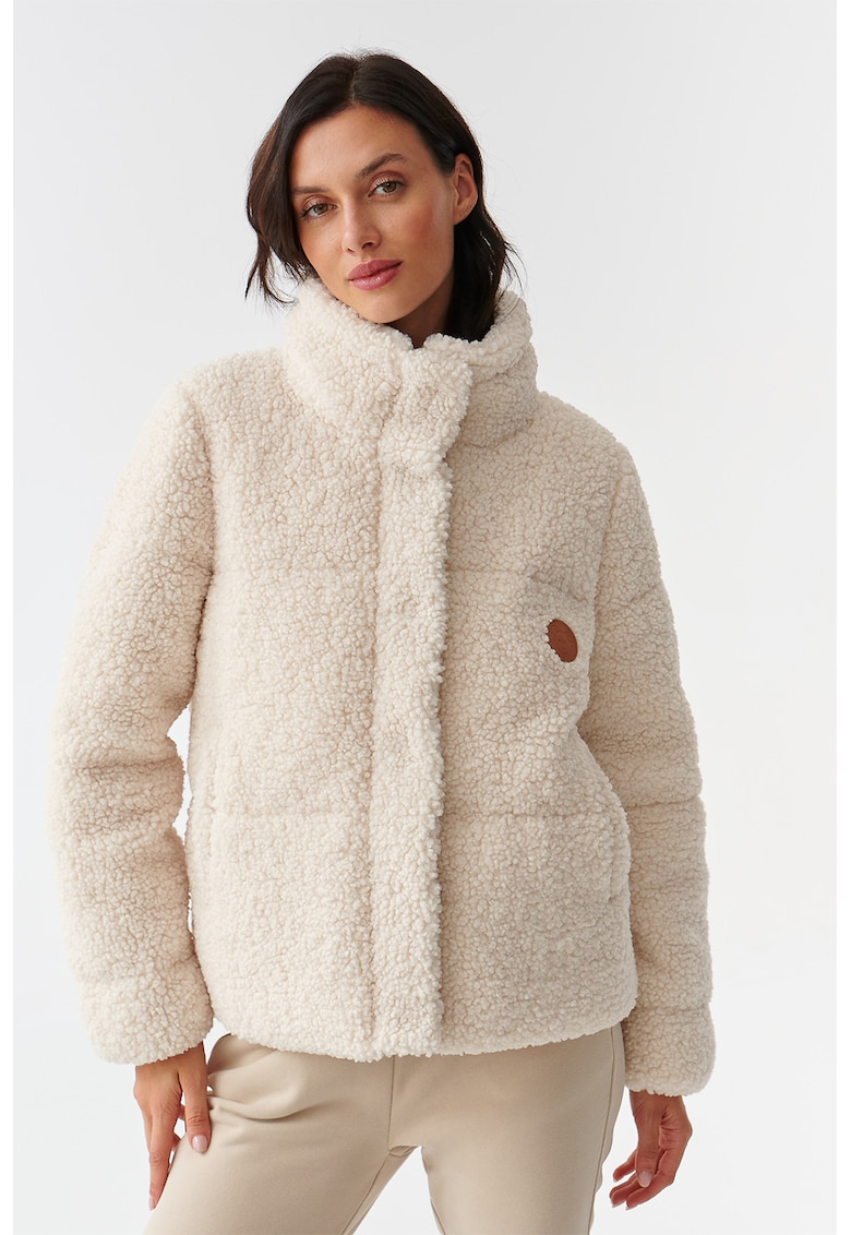 Палто със средна яка - Крем Tatuum