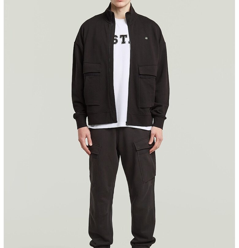 Памучен карго панталон Rovic - Черен G-STAR