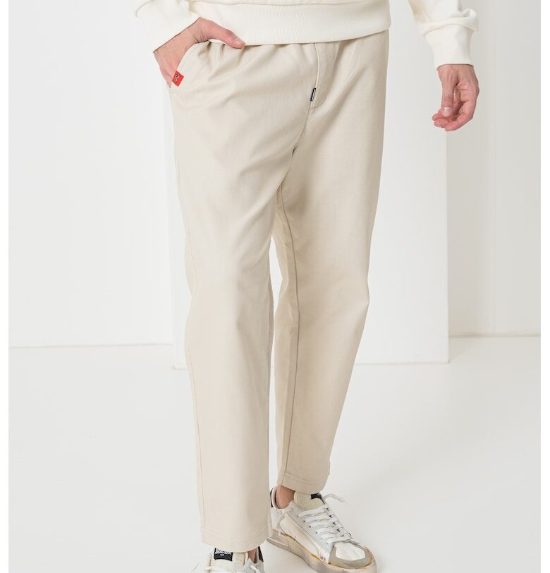 Памучен скосен панталон - Слонова кост Sprayground