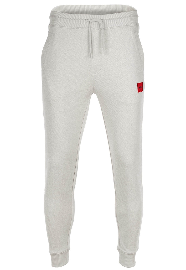 Памучен спортен панталон Doak 212 - Мръснобял HUGO