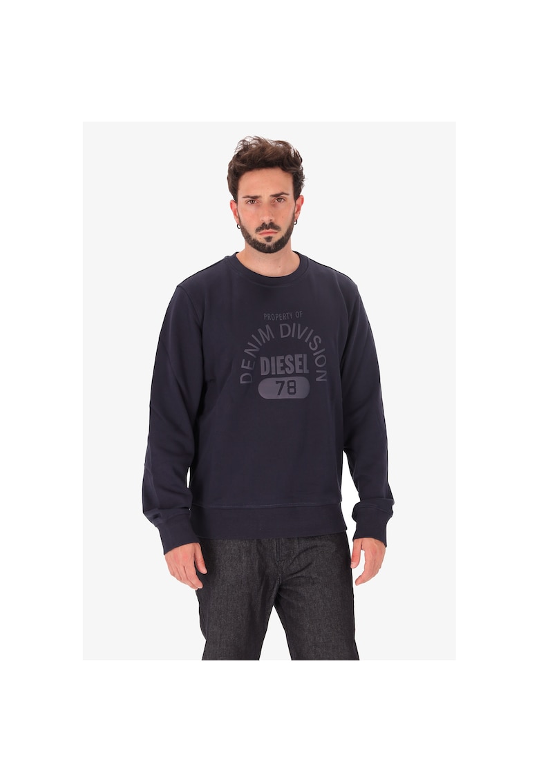Памучен суитшърт с лого - Син Diesel