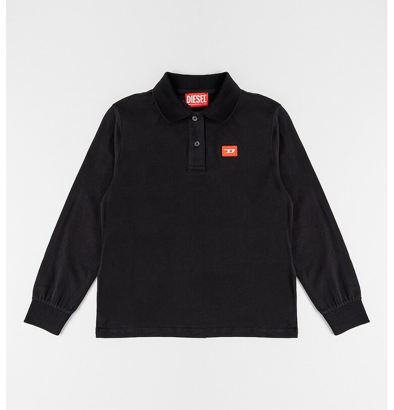 Памучна блуза Takao с яка - Черен Diesel