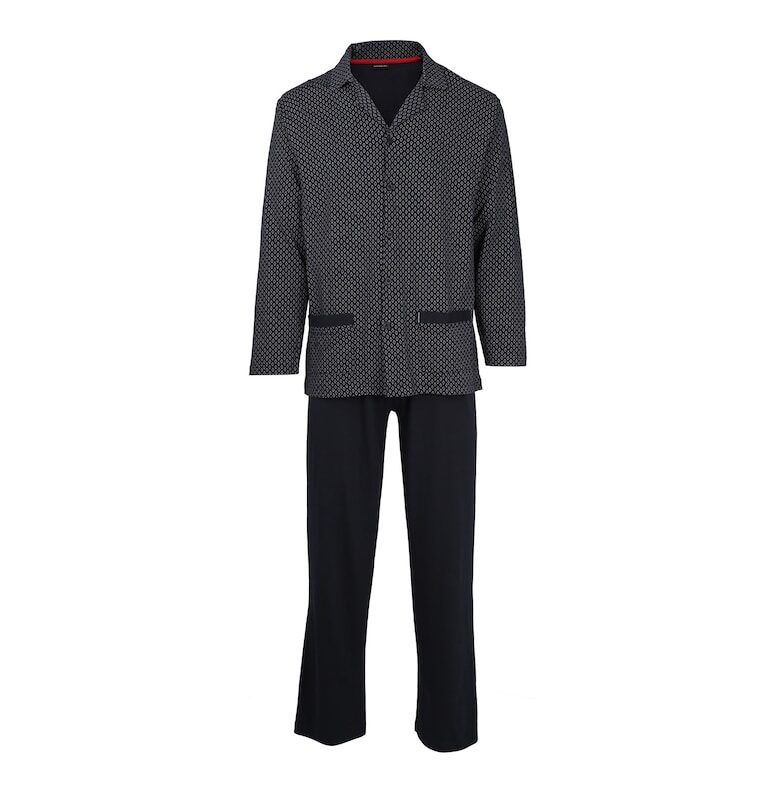 Памучна дълга пижама - Син GOTZBURG