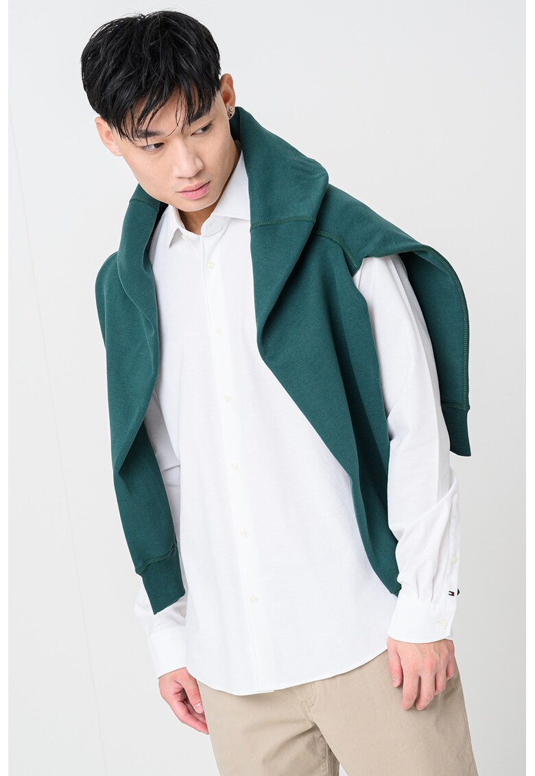 Памучна риза - Бял Tommy Hilfiger