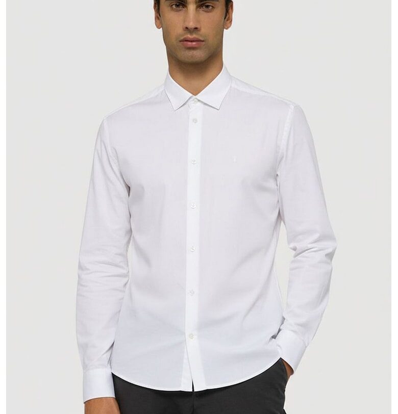 Памучна риза - Бял Trussardi