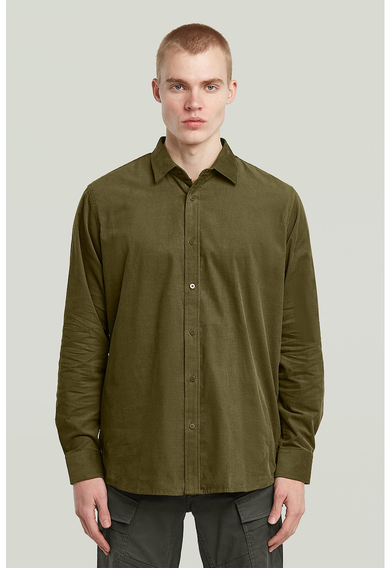 Памучна риза - Маслинено зелено G-STAR