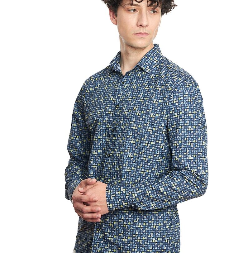 Памучна риза със стандартна кройка Vegea