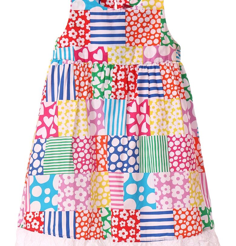 Памучна рокля с принт - Многоцветен Agatha Ruiz de la Prada