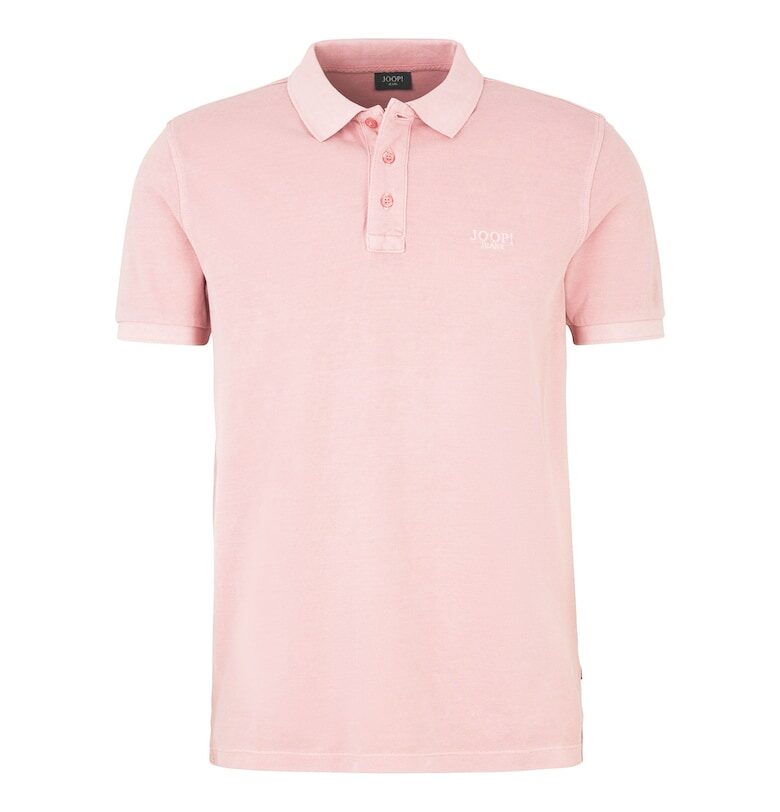 Памучна тениска Ambrosio с яка JOOP Jeans