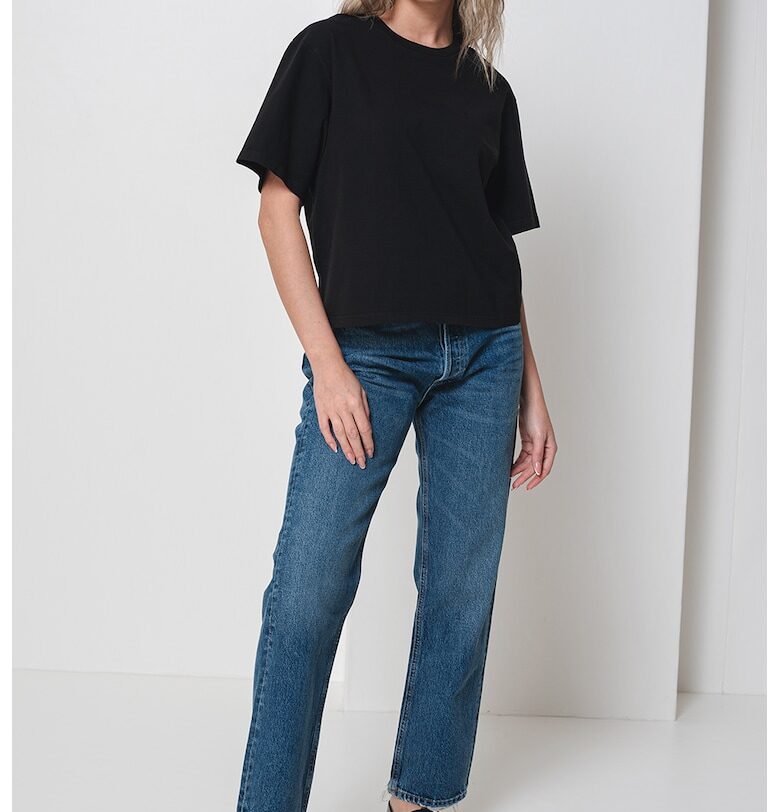 Памучна тениска - Черен AGOLDE