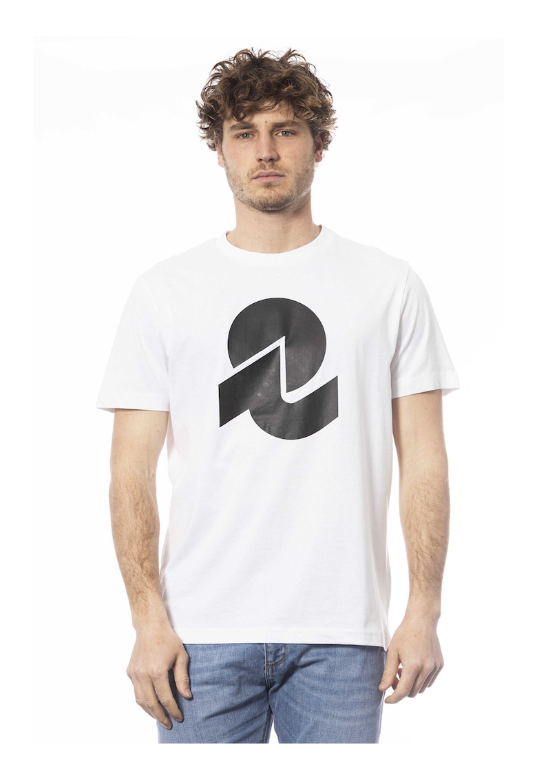 Памучна тениска с лого - Бял Invicta