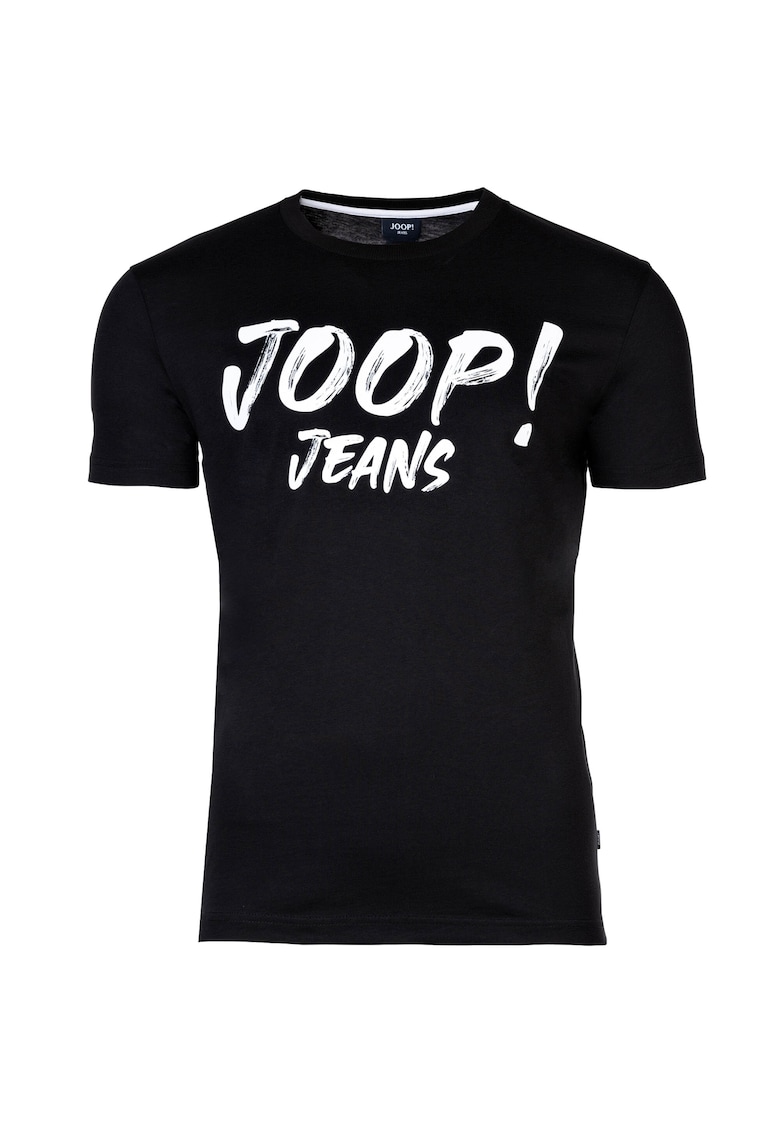 Памучна тениска с лого - Черен JOOP Jeans