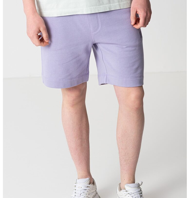 Памучни спортни бермуди - Лилав BOSS