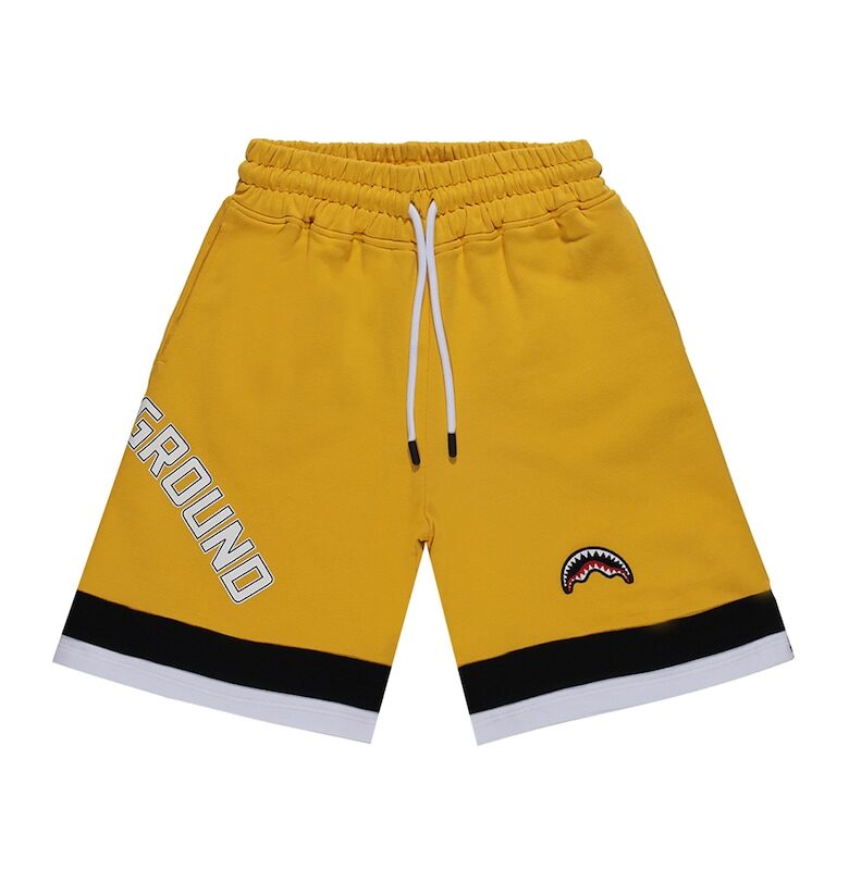 Памучни шорти Daily с връзка на талията - Шафраново жълто Sprayground