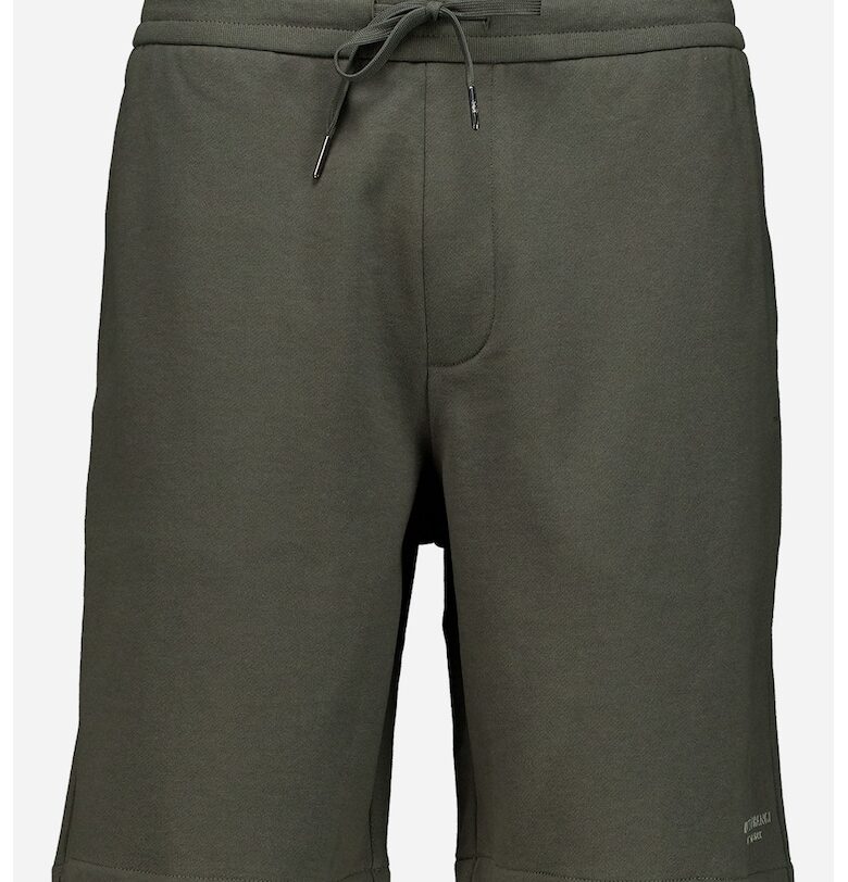 Памучни шорти с връзки - Тъмно каки ARMANI EXCHANGE