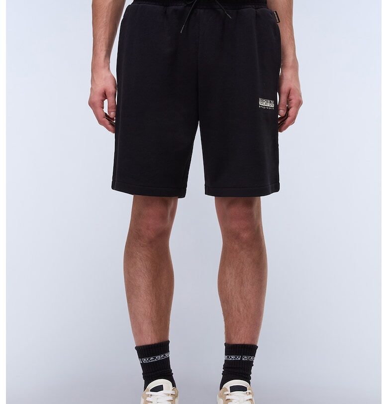Памучно спортни бермуди Gori - Черен Napapijri