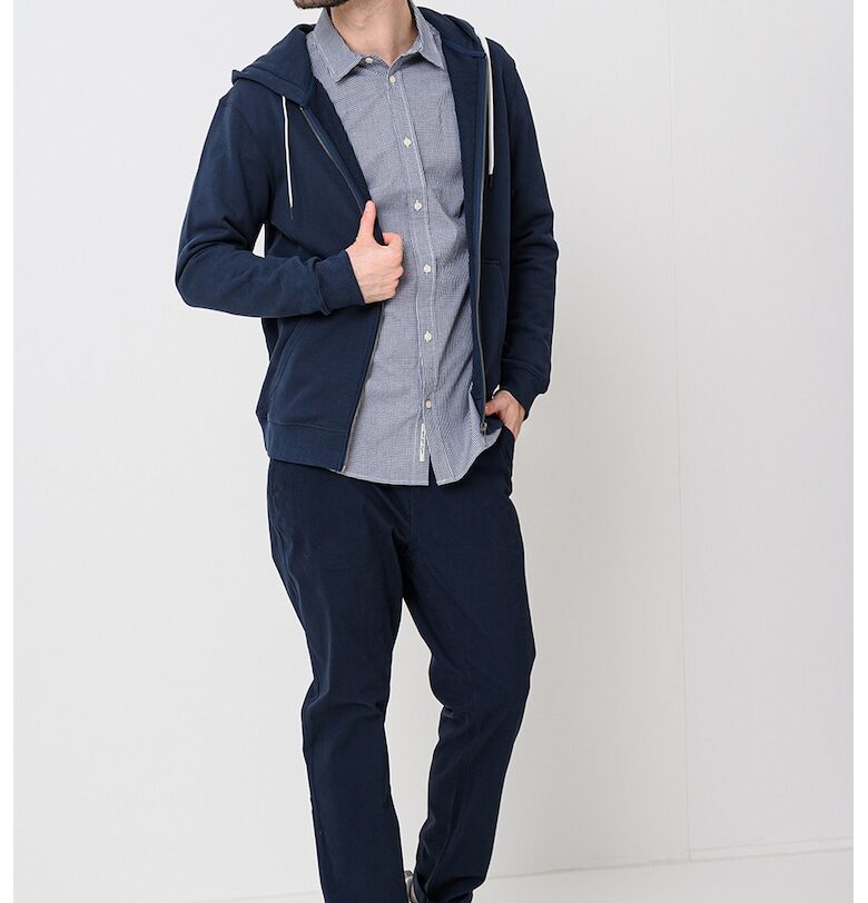 Памучно худи - Тъмносин Scotch  Soda