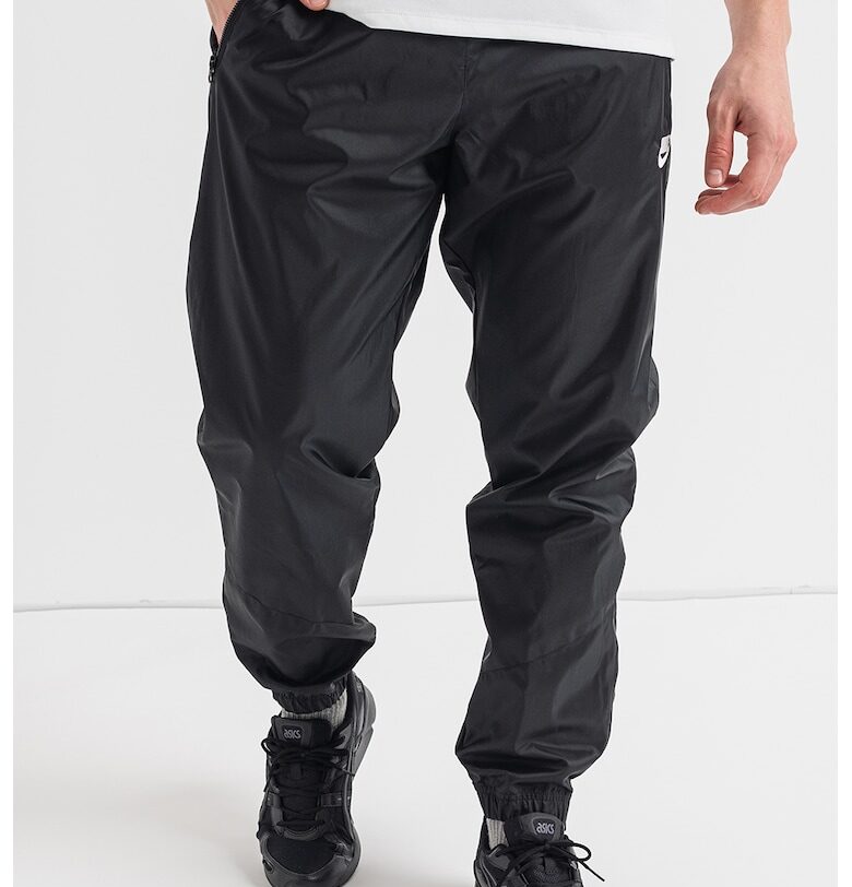 Панталон Windrunner с цепки с цип на глезените - Бял/Черен Nike